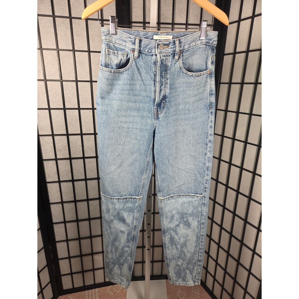 PacSun Ultra High Rise Grunge Punk 90s Jeans Seamed Knee Button Fly Size 26‎